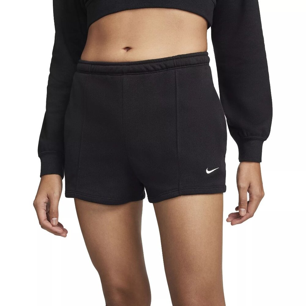 Nike Women's Sportswear High-Waisted Slim 2" Chill French Terry Shorts Size Medi
